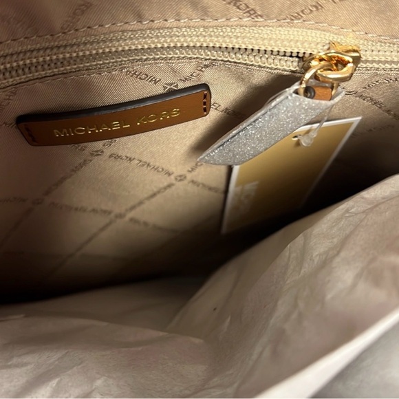 NWT - Michael Kors Signature Brown and Tan Tote - Picture 4 of 10